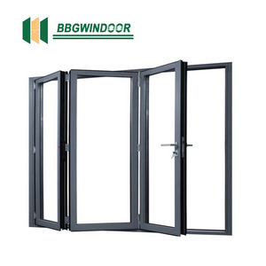 Lukliving Cheap Aluminum Bi Folding Door Glass Folding Door for Inside Aluminum Folding Door