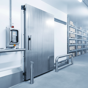 Custom Industrial Freezer Door Aluminum Frame Cold Room Side Opening Door Suppliers for Commercial Industrial Use