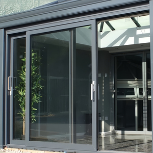 OUNA Aluminum Alloy Doors And Windows Modern Exterior Heavy Duty Sliding Doors