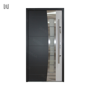WANJIA Suppliers Fast Delivery Exterior Aluminum Door Metal Entry Door
