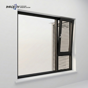 Modern Custom Aluminum Casement Tilt and Turn Window Soundproof Heat Insulation
