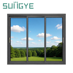 SUNGYE Hurricane Impact Double Glazed Profile Aluminum Sliding Window