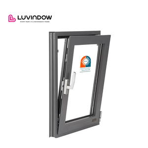 Modern Designed Two-Way Open Aluminum Profile Tilt Turn Casement Glass Window