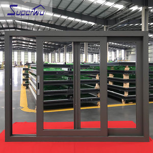 Superhouse Aluminium Window Made In China Energy Saving Double Glass Aluminium Sliding Window With AS2047 NFRC DADE Approved