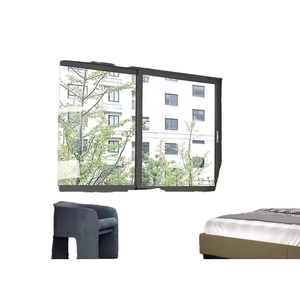 AS2047 Multi Large Swing Glass Sliding Window with Mosquito Net