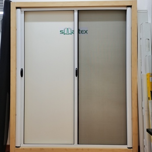 Aluminium Profile Sliding Roller Fly Screen Anti Mosquito Net Door Retractable Screen Doors