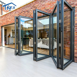 Exterior Door Double Glazed Glass Folding Door