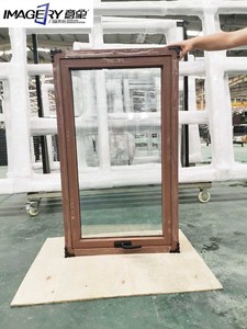 Aluminum Awning Window for Kitchen Bathroom Balcony Ventilation with Mosquito Net Insect Screen Window