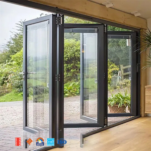 AMJ Heavy Duty Coastal Glass Commercial Aluminum Bifold Doors