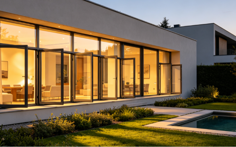 Single Outward Opening Aluminium Casement Window