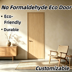 No Formaldehyde Green Aluminum Door with Solid Wood Core Premium Stable Structure for Hot Region Market