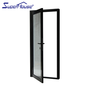 Modern Single Exterior Aluminum Door Storefront for Hotel Applications