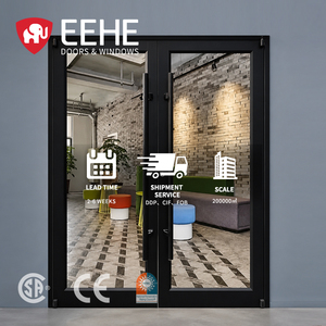 EEHE Aluminum Double Entrance Door CE Certified